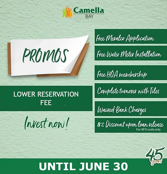 Promo for Camella Bay.